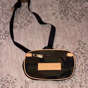 Louis Vuitton x supreme Camo Belt Bag with Tan Trim